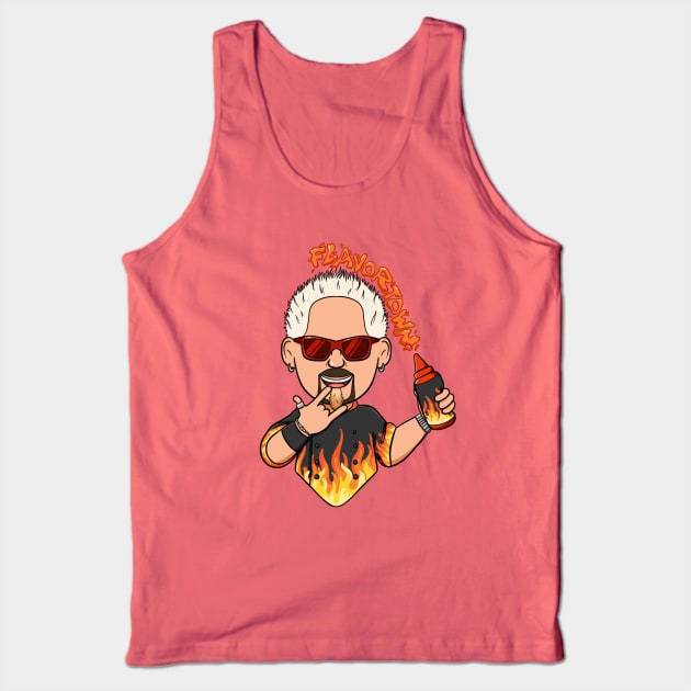 Mayor of Flavortown Tank Top by jfeldmanart